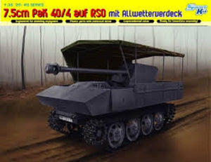 Dragon 6679 7.5cm PaK 40/4 auf RSO with Allwetterverdeck (1/35)