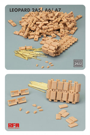 Rye Field Model 2022 LEOPARD 2A5/A6/A7 3D PRINTED WORKABLE TRACK LINKS 1/35 – image 2