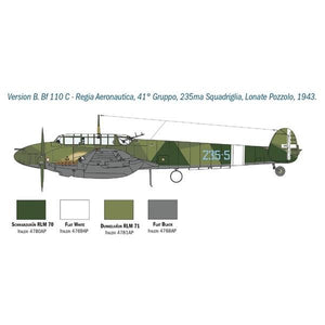 Italeri 2794 MESSERSCHMITT BF-110 C/D 1/48 – zdjęcie 7