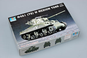Trumpeter 07222 M4A1(76)W TANK 1/72 – image 2