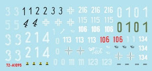 Star Decals 72-A1095 Tiger I. sPzAbt 502 # 1. Initial / Early / Mid production Tigers. 1/72 – immagine 2