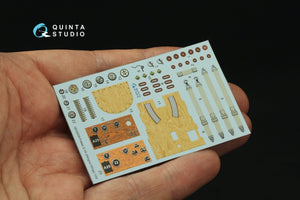 Quinta Studio QD32239 Fokker D.VII 3D-Printed &amp;amp; colored Interior on decal paper (Wingnut Wings) 1/32 – image 2