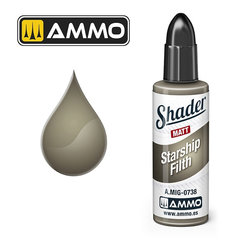 AMMO of Mig Jimenez A.MIG 0738 Starship Filth Shader Matt