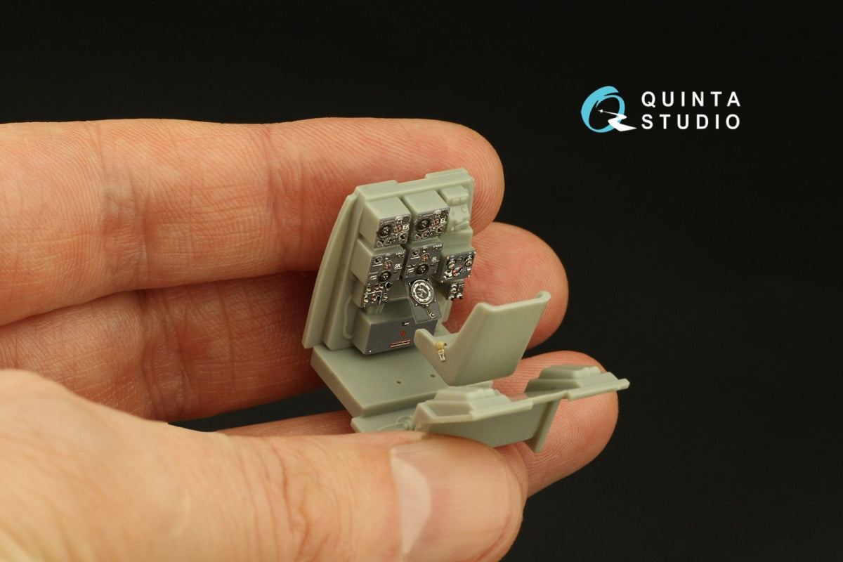Quinta Studio QD48353 Me 410 3D-Printed &amp;amp; colored Interior on decal paper (Meng) 1/48 – Bild 7