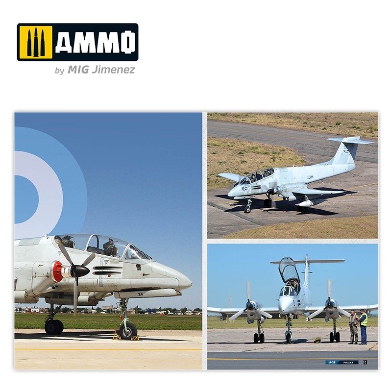 AMMO of Mig Jimenez 6025 IA-58 Pucará Visual Modelers Guide (Multilingual) – obrázek 3