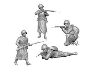 Zvezda 6197 Soviet Infantry (winter uniform, 1941-1942) 1/72 – Bild 6