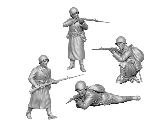 Zvezda 6197 Soviet Infantry (winter uniform, 1941-1942) 1/72 – Bild 6