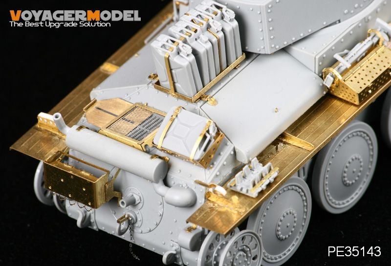 Voyager Model PE35143 WWII Pzkpfw 38t AusfG (For DRAGON 6290) 1/35 – obrázek 4