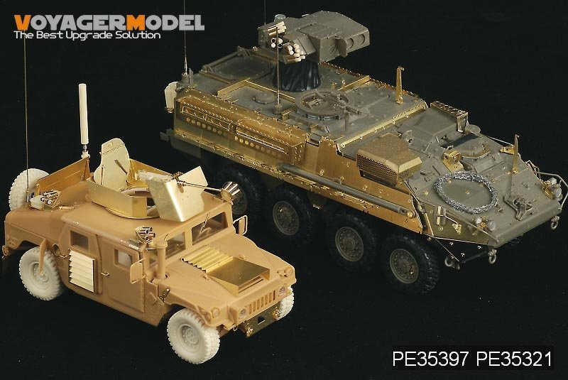 Voyager Model PE35397 Modern USMC HUMVEE M1114 w/CIP/smoke discharge for Bronco 35080 1/35 – imagen 25