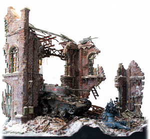 RT-Diorama 35303 Diorama-Base: &amp;quot;Stalingrad tractor factory&amp;quot; 1/35 – Bild 2