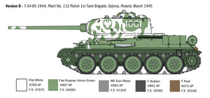 Italeri 6758 T34/85 Zavod 112 -1944 1/35