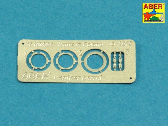 Aber 35L-246 7.5cm Barrel with Muzzle brake for Panther Ausf.G (For Rye Field Model) 1/35 – Bild 7