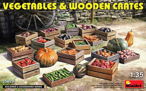 MiniArt 35629 VEGETABLES &amp;amp; WOODEN CRATES 1/35
