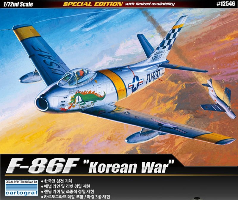 Academy 12546 F-86F Korean War 1/72