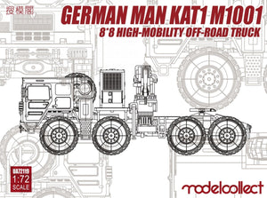 Modelcollect UA72119 German MAN KAT1M1001 8x8 HIGH-Mobility off-road truck 1/72