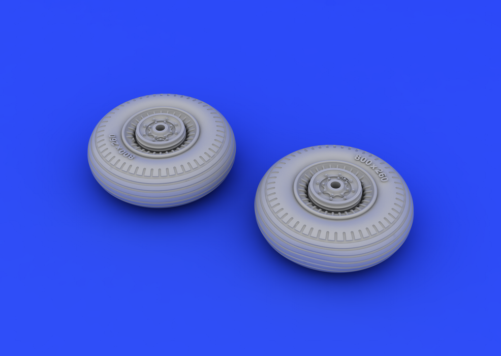 Eduard 672026 Il-2 wheels 1/72 (TAMIYA) – Bild 6