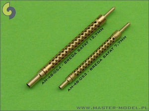 Master AM-48-053 Italian machine gun Breda SAFAT 7.7mm barrels (2pcs) (1/48) – image 5
