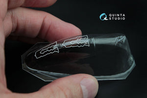 Quinta Studio QC72007 Yak-130 vacuformed clear canopy with det.cord (for Zvezda kit) 1/72 – imagen 7