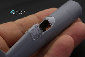 Quinta Studio QC72023 F4U-1 Corsair (Bird cage) vacuformed clear canopy (for Tamiya kit) 1/72 – image 4
