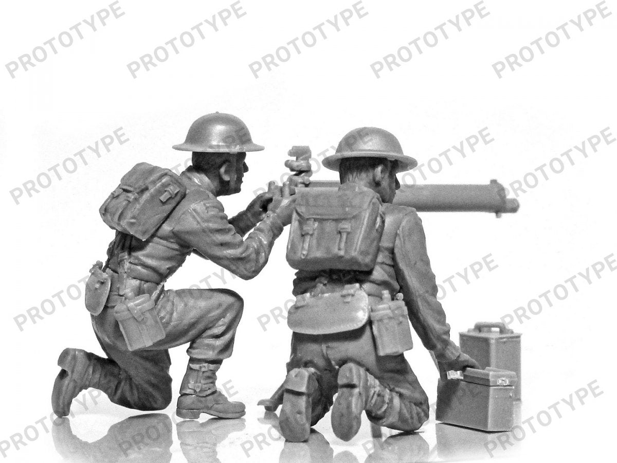 ICM 35646 WWII British Vickers MG Crew (Vickers MG &amp;amp; 2 figures) 1/35 – Bild 5