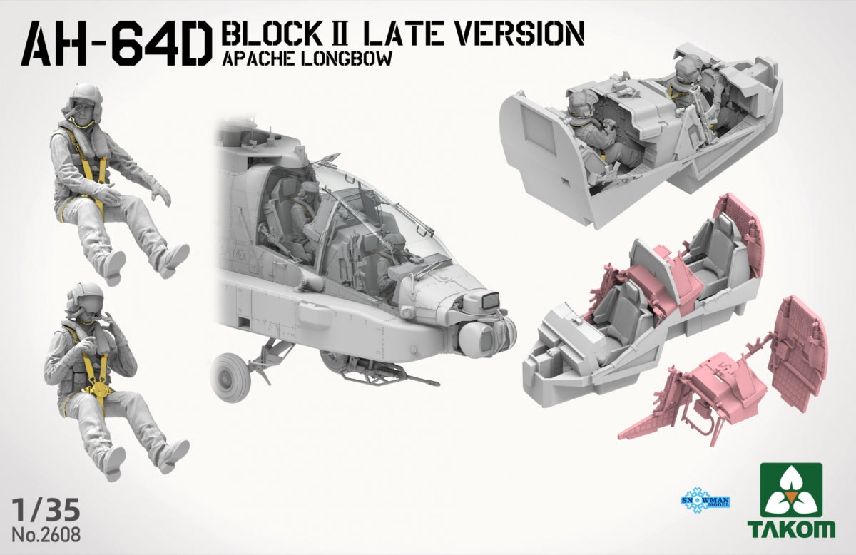 Takom 2608 AH-64D Attack Helicopter Apache Longbow Block II Late Version 1/35 – Bild 4