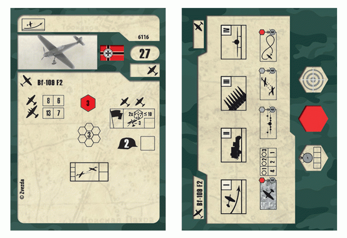 Zvezda 6116 German Fighter Messershmitt BF-109 F2 1/144 – obrázek 2