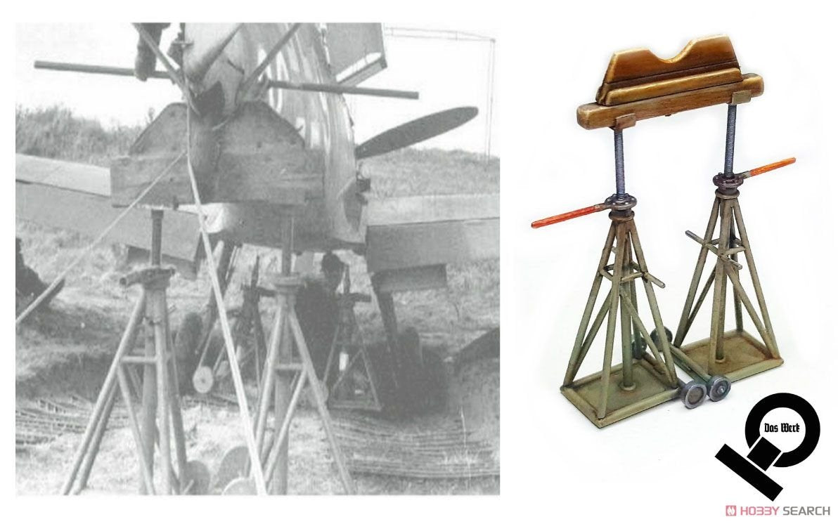 Das Werk DW4801 German Luftwaffe Jack Stand Set - Standard Edition 1/48 – Bild 5
