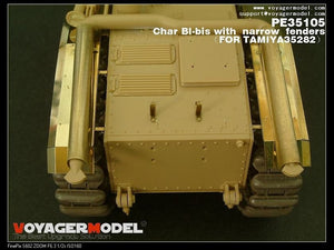 Voyager Model PE35105 WWII French Char BI-bis with narrow fenders (B ver include Gun barrel) for TAMIYA 35282 1/35 – image 3