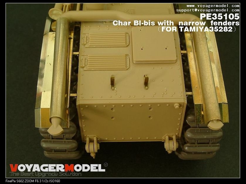 Voyager Model PE35105 WWII French Char BI-bis with narrow fenders (B ver include Gun barrel) for TAMIYA 35282 1/35 – image 3