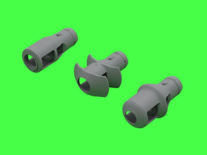 Master GM-72-042 Muzzle brake set for German 10.5cm howitzers leFH 18(M), leFH 18/40, StuH 42 (used for towed howitzers and on vehicles e.g. Wespe, StuH 42) 1/72 – Bild 7