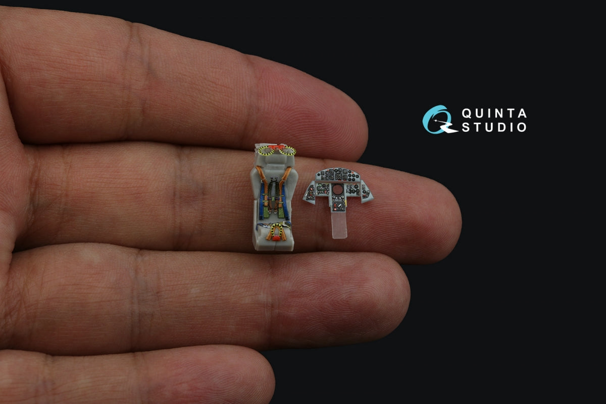 Quinta Studio QD72100 F-104G 3D-Printed &amp;amp; colored Interior on decal paper (Hasegawa) 1/72 – image 11
