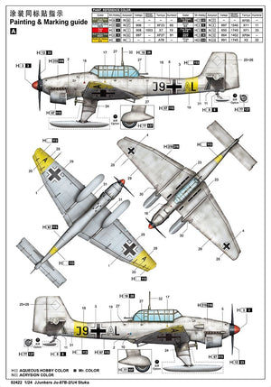Trumpeter 02422 Junkers Ju-87B-2/U4 Stuka 1/24 – imagen 2