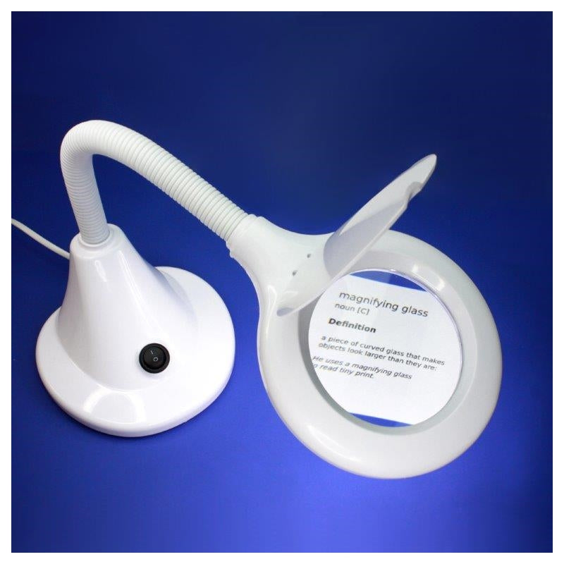 Lightcraft LC8082LED-EU LED Compact Flexi Magnifier Lamp (EU Plug) – image 3
