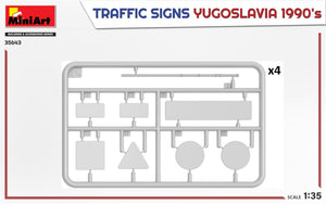 MiniArt 35643 TRAFFIC SIGNS. YUGOSLAVIA 1990&amp;#39;s 1/35 – image 5