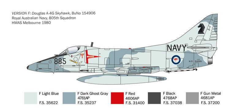 Italeri 2826 A-4 E/F/G Skyhawk 1/48 – image 8