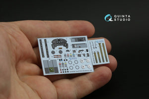 Quinta Studio QD48299 Yak-9T/DD 3D-Printed &amp;amp; colored Interior on decal paper (Modelsvit) 1/48 – image 2