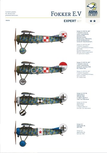 Arma Hobby 70012 Fokker EV Expert Set 1/72 – image 3