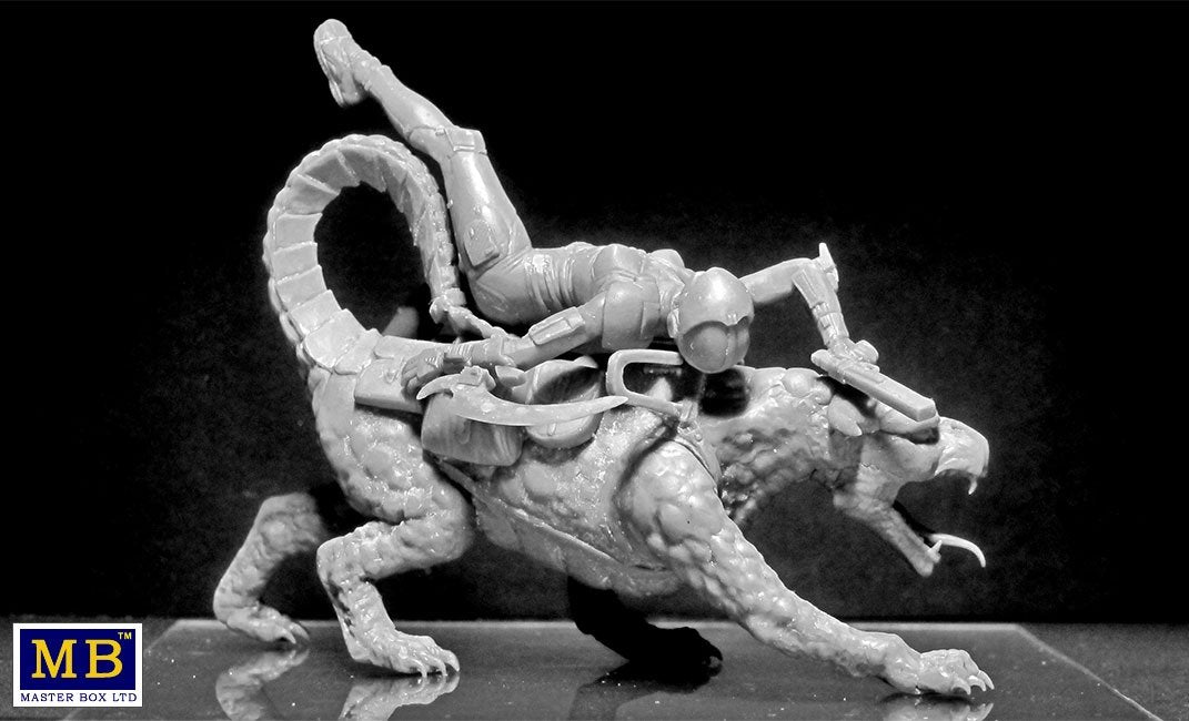 Master Box 24007 WORLD OF FANTASY Graggeron &amp;amp; Halseya 1/24 – image 3