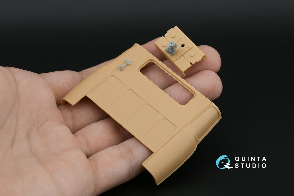 Quinta Studio QD+35159 KrAZ-260 3D-Printed &amp; coloured Interior on decal paper (HobbyBoss) (with 3D-printed resin parts) 1/35