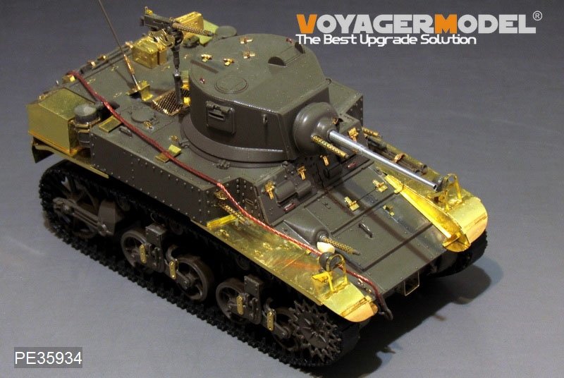 Voyager Model PE35934 WWII US M3 Stuart light tank basic For TAMIYA 35360 1/35 – image 3