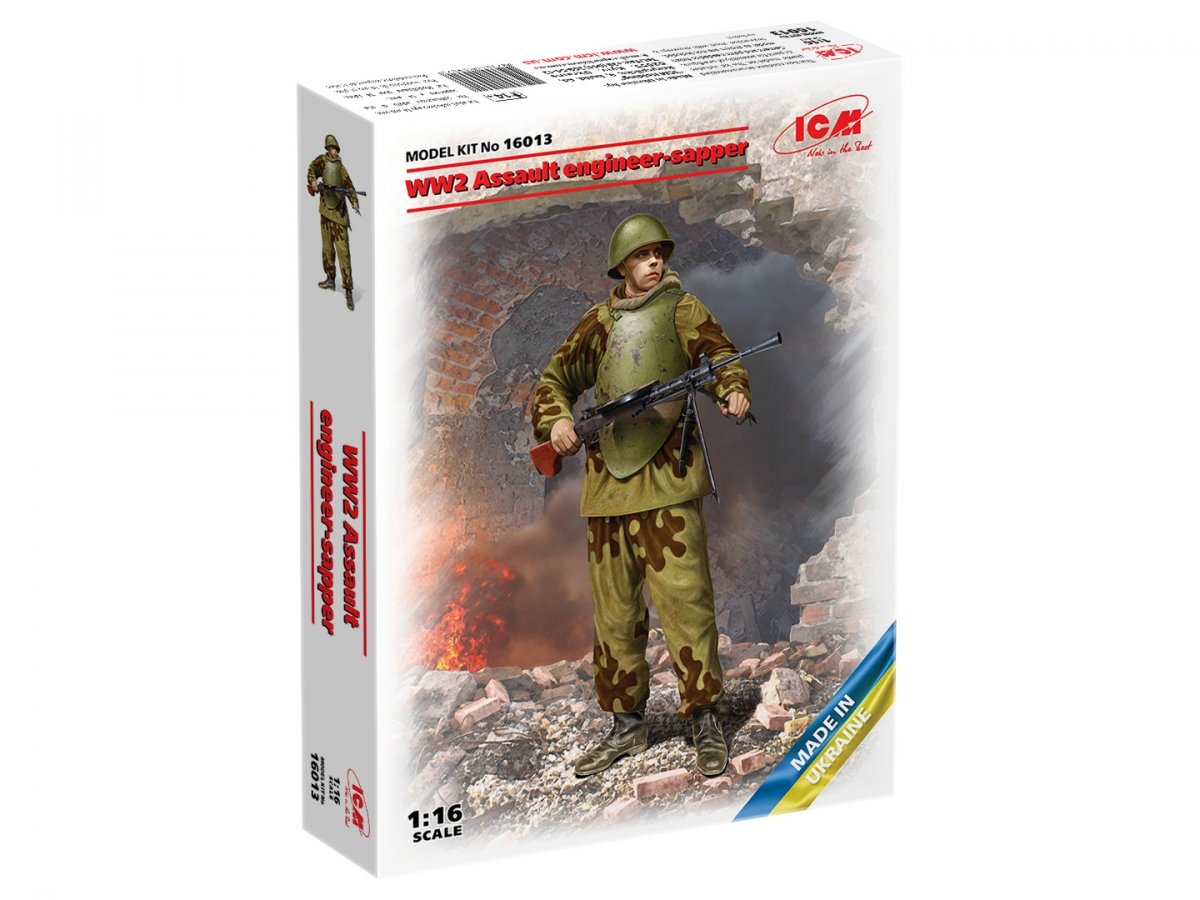 ICM 16013 WW2 Assault engineer-sapper 1/16 – imagen 2