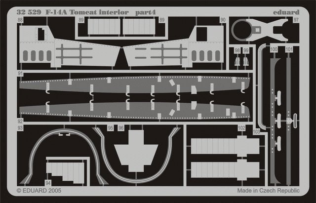 Eduard 32529 F-14A interior 1/32 Tamiya – image 3