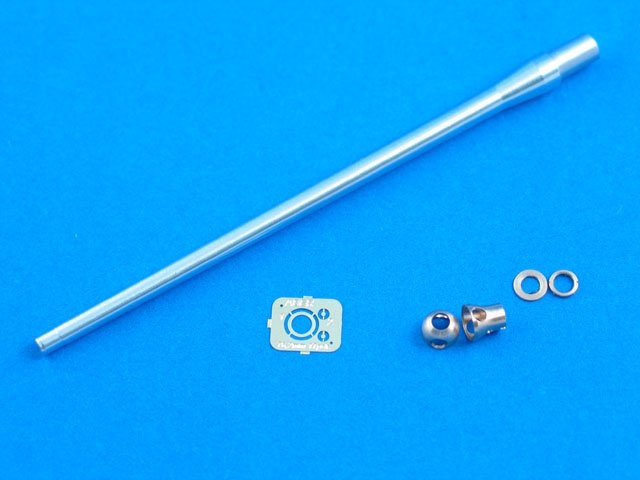 Aber 35L-057 76.2mm Ordinance QF 3-in. 17 PDR. Mk. IV barrel with muzzle brake for Sherman VC Firefly (1/35)
