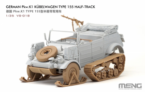 Meng Model Meng VS-018 German Pkw.K1 Kubelwagen Type 155 Half-Track 1/35 – image 2