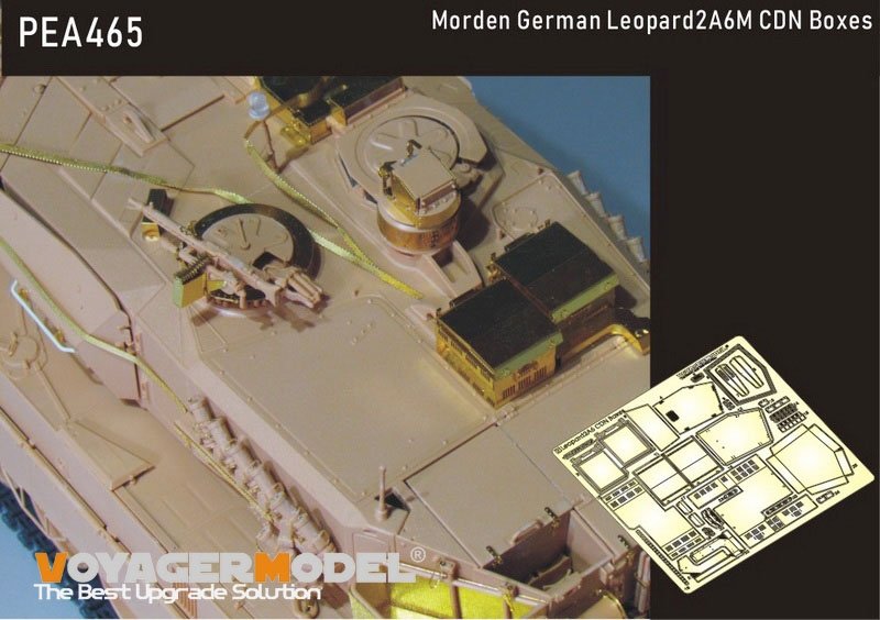 Voyager Model PEA465 Morden German Leopard2A6M CDN Boxes(GP) 1/35 – image 2