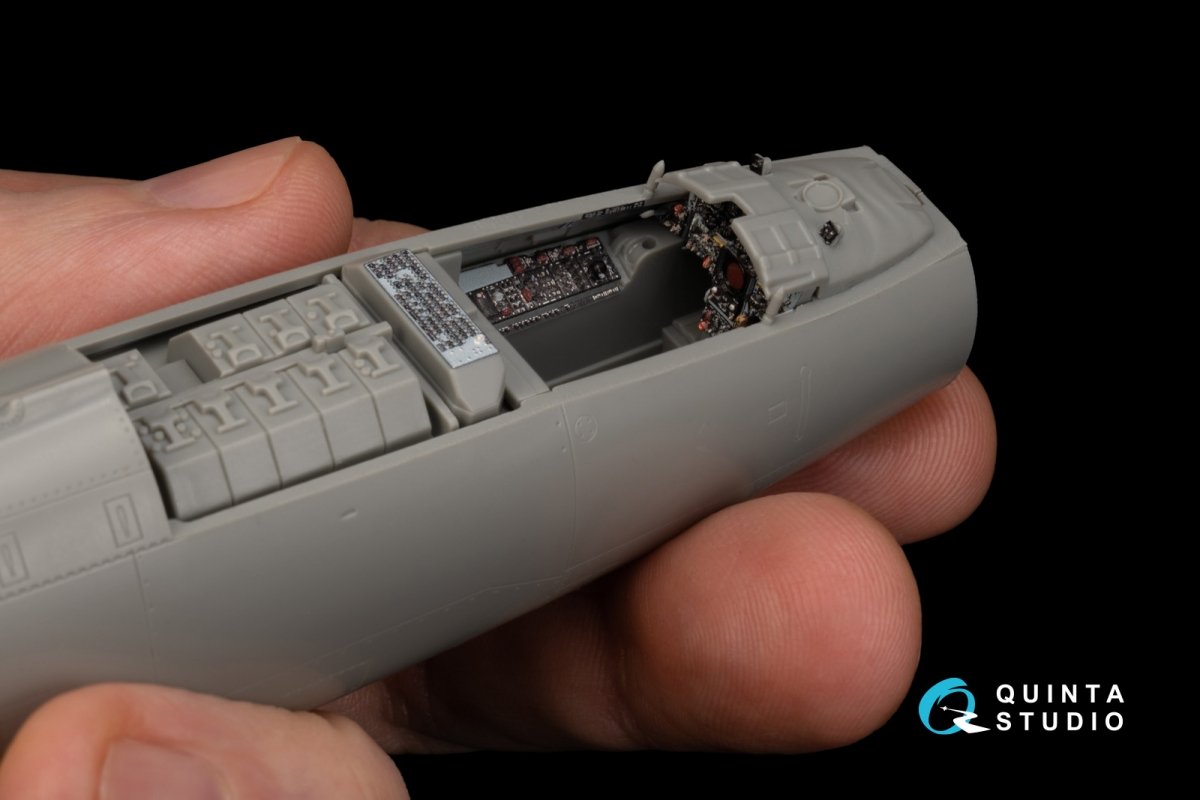 Quinta Studio QD48201 F-104S 3D-Printed &amp;amp; colored Interior on decal paper (Kinetic) 1/48 – image 9