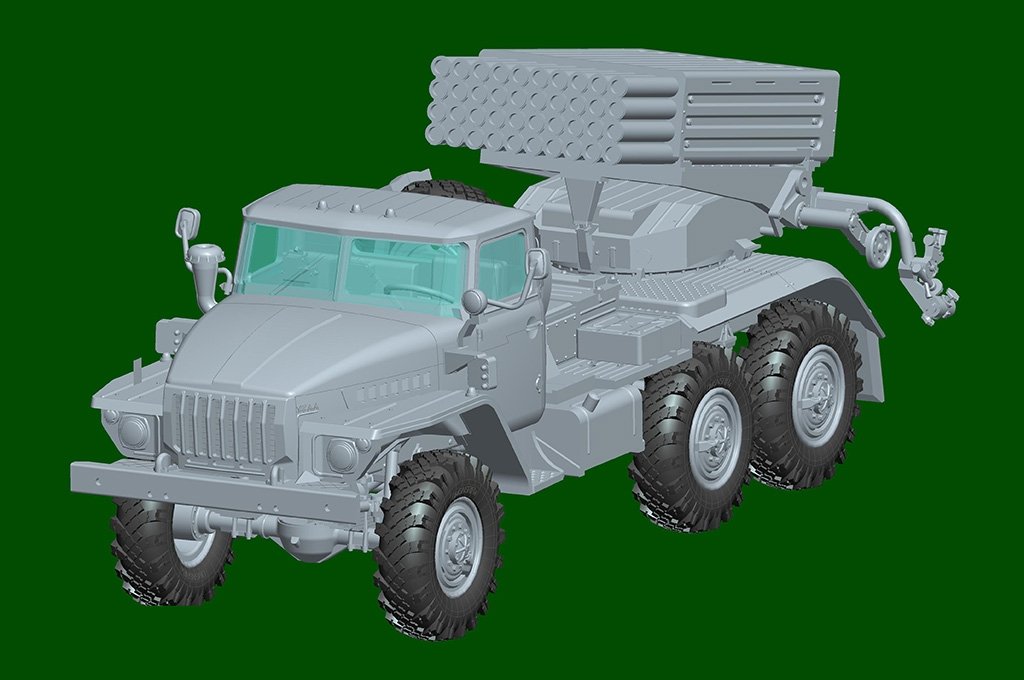 Hobby Boss 82932 Russian BM-21 &amp;quot;Hail&amp;quot; self-propelled rocket launcher late model 1/72 – image 5