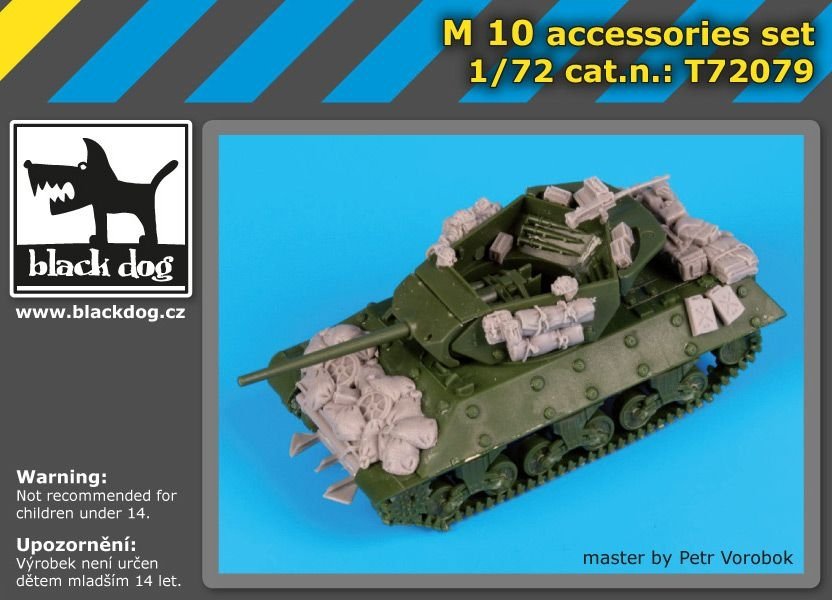 Black Dog T72079 M-10 accessories set for UM model 1/72 – Bild 2