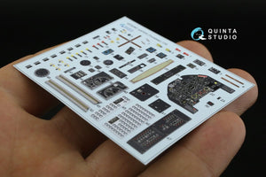 Quinta Studio QD32087 Ju87 D/G 3D-Printed &amp;amp; colored Interior on decal paper (Trumpeter) 1/32 – imagen 12