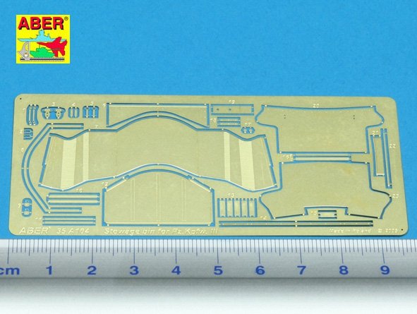Aber 35A104 Turret stowage bin for Pz.Kpfw. III 1/35 – obrázek 2
